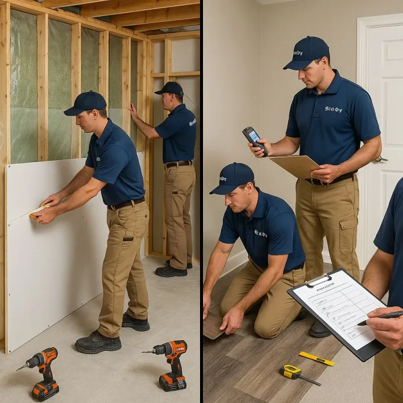 Repairs and Reconstruction process in Shepherd, MI