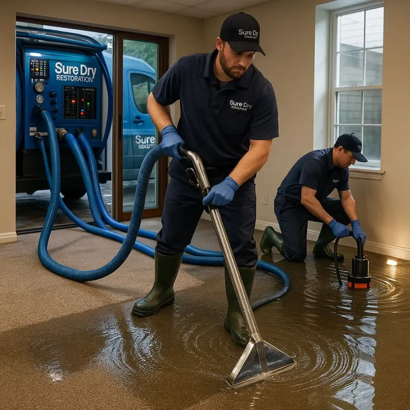 Water Extraction and Removal process in Shepherd, MI